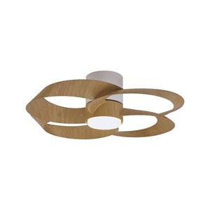Mantra Iluminación Plafondventilator rozet hout DC motor stil Ø 65 cm CCT
