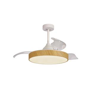 Mantra Iluminación Plafondventilator Alaska houtdecor DC stil Ø 106 cm CCT