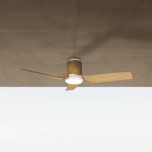 Mantra Iluminación Plafondventilator Ushuaia hout DC stil Ø 134 cm CCT