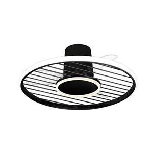Mantra Iluminación Plafondventilator Soho zwart DC motor stil Ø 66 cm CCT