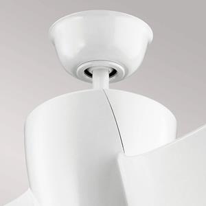 KICHLER Plafondventilator Phree 56, driebladig, wit
