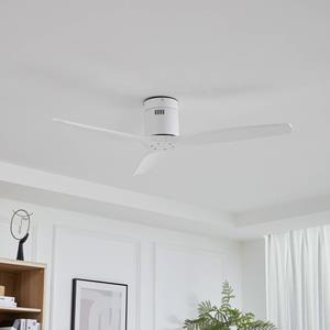 LUCANDE Plafondventilator Vindur, wit, DC, stil, Ø 132 cm