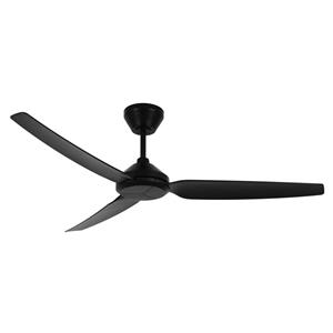 Beacon Lighting Plafondventilator Polis zwart DC stil Ø 137 cm IP55