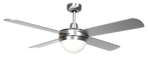 Lucci Air Beacon   Futura Eco Indoor Plafondventilator 121CM Geborsteld Chroom