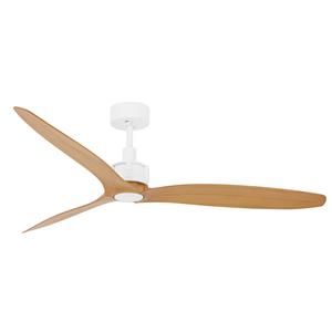 Lucci Air Beacon   Viceroy Indoor Plafondventilator 132CM Wit Met Teak Bladen