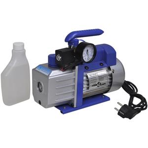 vidaXL Vacuümpomp 1-traps met 4-voudige manometerset