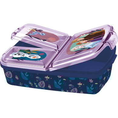 p:os Lunchdoos Frozen driedelig paars/blauw