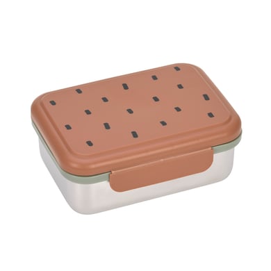 Lässig Roestvrijstalen lunchbox, Happy Prints karamel