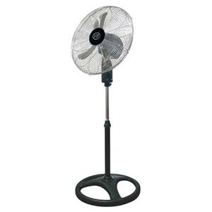 VB tools Statiefventilator - 45CM - Zwart - 3 Standen