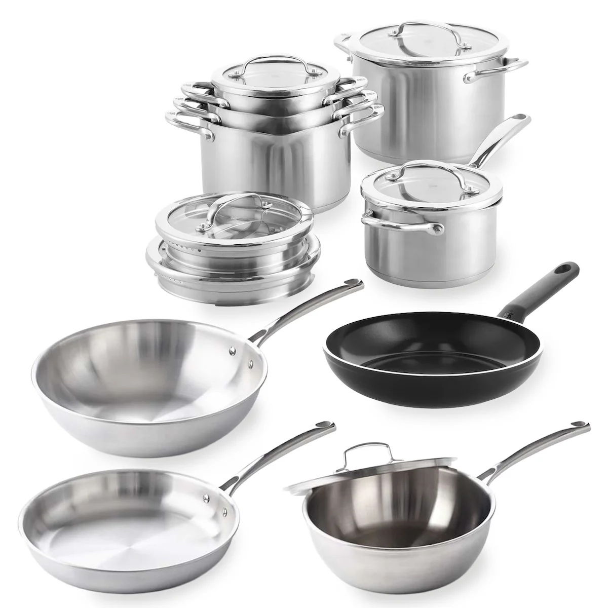 BK Cookware Twist Pannenset  9delig