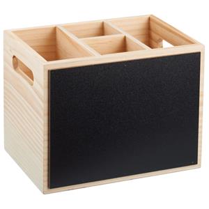 PULSIVA Bestekhouder Fiero; 21x15x16 cm (LxBxH); naturel