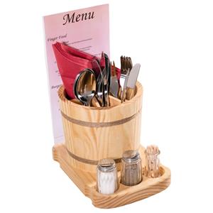 PULSIVA Bestekhouder Brio; 24.5x16.5x16x22 cm (LxBxØxH); naturel