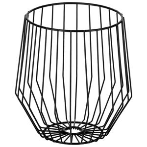 Vega Fruitmand Gylda; 23x25 cm (ØxH); zwart; rond
