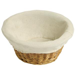 PULSIVA Rieten mandje Alegra rond; 17.5x8 cm (ØxH); naturel; rond