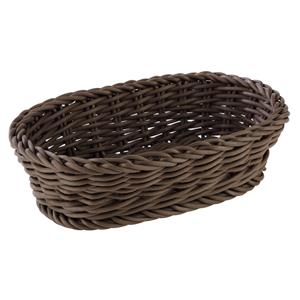 APS Mand Profi Line ovaal; 19x12x6 cm (LxBxH); donkerbruin; ovaal