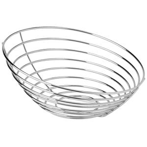 Vega Broodmand Cestino; 16x8 cm (ØxH); zilver; rond