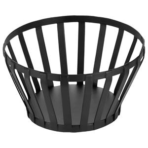 Vega Brood-/fruitmand Liro rond; 15x8 cm (ØxH); zwart; rond