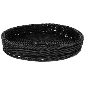 Vega Broodmandje Daria rond; 29x5 cm (ØxH); zwart; rond