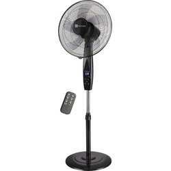 Hoyz Nuvoo Statiefventilator Zwart 40cm - 3 Standen - Timer - Remote