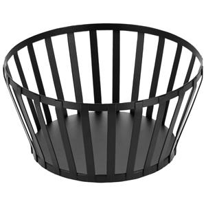 Vega Brood-/fruitmand Liro rond; 20x10 cm (ØxH); zwart; rond
