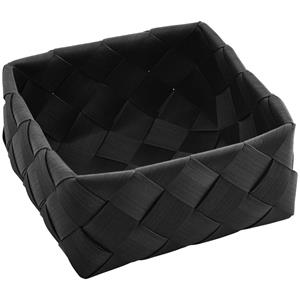 Vega Broodmand Larina vierkant; 19x19x9.5 cm (LxBxH); zwart; vierkant; 2 stuk / verpakking