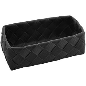 Vega Broodmand Larina rechthoekig; 28x15x10 cm (LxBxH); zwart; rechthoekig; 2 stuk / verpakking