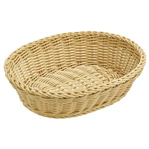 Vega Broodmandje Daria ovaal; 25x19x6.5 cm (LxBxH); beige; ovaal; 2 stuk / verpakking