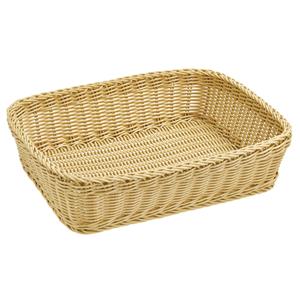 Vega Mandje Daria rechthoekig; 40x30x10 cm (LxBxH); beige; rechthoekig