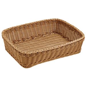 Vega Mandje Daria rechthoekig; 40x30x10 cm (LxBxH); bruin; rechthoekig