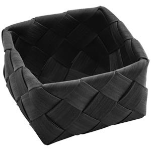 Vega Broodmand Larina vierkant; 15x15x9 cm (LxBxH); zwart; vierkant; 4 stuk / verpakking