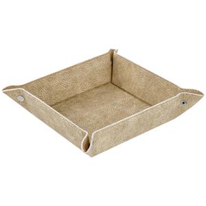Vega Brood-/fruitschaal Shana; 20x20x5.5 cm (LxBxH); beige; vierkant