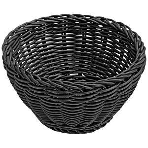Vega Broodmandje Daria rond; 16x8 cm (ØxH); zwart; rond; 4 stuk / verpakking
