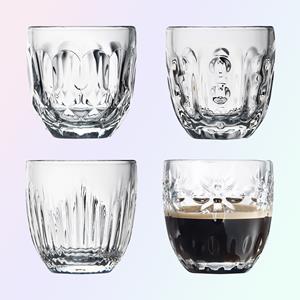 La Rochère Abeille Espressoglas 10 cl Assorti - 4 Stuks