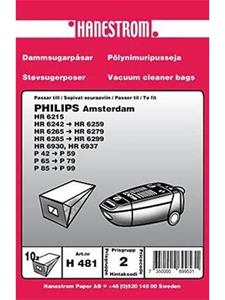 Hanestroem Vacuum Cleaner Bags - 10 pcs