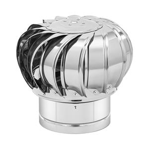 MSW Dakventilator - windgedreven - roestvrij staal - 20 cm
