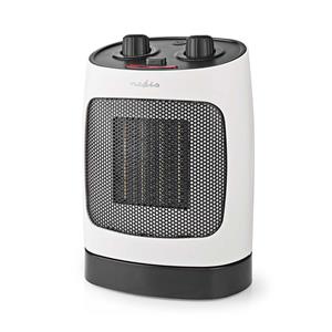 Nedis HTFA19WT Keramische ventilatorkachel Energielabel: A++ (A++ - E) 20 m² Wit, Grijs