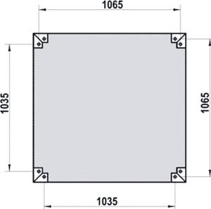 ZEHNDER GDP 1100 geluiddempende plaat
