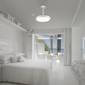 Mantra Iluminación Plafondventilator Mistral Mini wit DC stil Ø 91 cm CCT