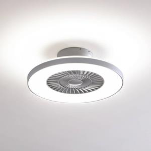 LINDBY Smart LED plafondventilator Paavo, zilver, stil, Tuya
