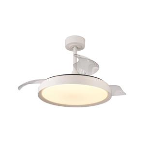Mantra Iluminación Plafondventilator Mistral, wit, DC stil Ø 106 cm CCT