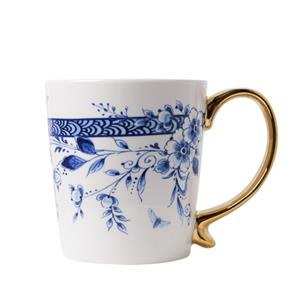 HEINEN  Delfts Blauw - Beker Faience 0,30l Goud