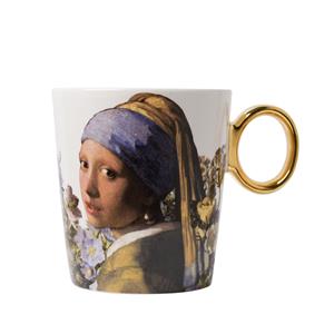 HEINEN  Delfts Blauw - Beker Meisje met de parel Pastel 0,30l