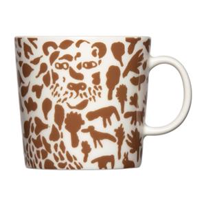 IITTALA  Oiva Toika Collection - Beker met oor 0,40l Cheetah Brown