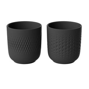VILLEROY & BOCH  Manufacture Collier Noir - Beker 0,28l s/2