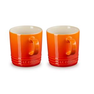 LE CREUSET  Vancouver - Beker set/2 0,35L Oranjerood