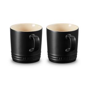 LE CREUSET  Vancouver - Beker Set/2 0,35L Zwart