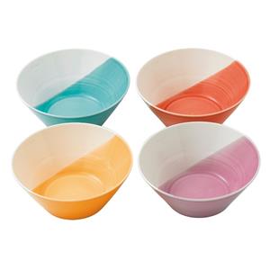 ROYAL DOULTON  1815 - Schaal 21cm set/4 Bright Noodles