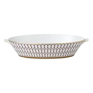 WEDGWOOD  Renaissance Red - Groenteschaal ovaal
