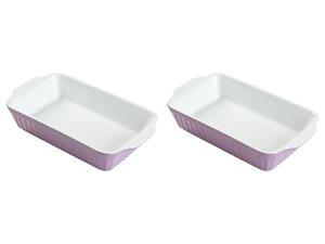 Livarno home Ovenschalen (2 kleine, lavendel)