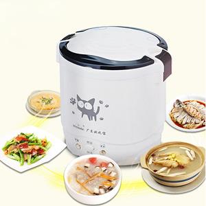 JJ-Home Elektrische Mini Rijstkoker Draagbare MultiCooker Auto Rijstkokers 12V 24V Pot Koken Machine Pannen voor Auto vrachtwagen 12V-1pcs